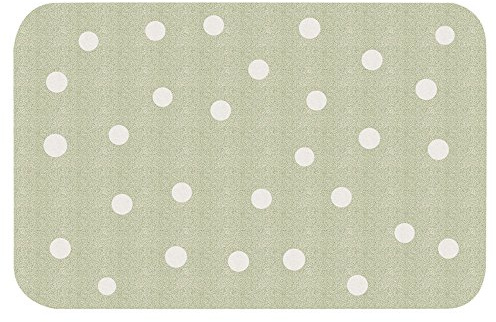 Zala Living Sella Kinderteppich Soft Konturschnitt, Polyamid, Grün, 120 x 67 x 0,7 cm