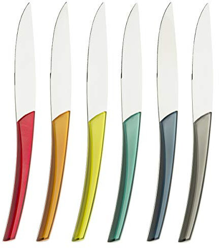 DEGRENNE 227448 Coffret de 6 Couteaux à Steak, Taille Unique