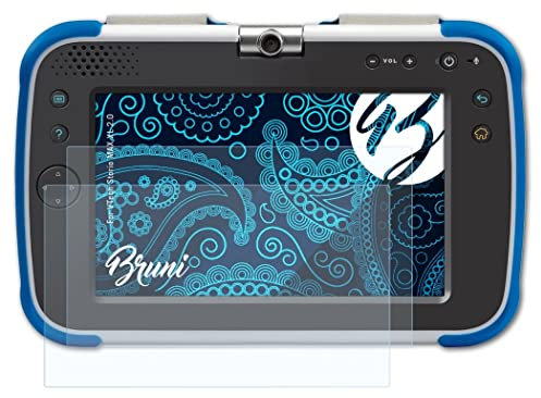Bruni Protecteur d'écran compatible avec VTech Storio MAX XL 2.0 Film Protecteur, cristal clair Écran protecteur (2X)