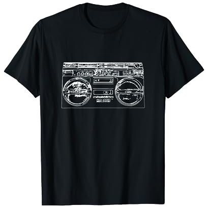 Hip Hop Oldschool Ghettoblaster T-Shirt