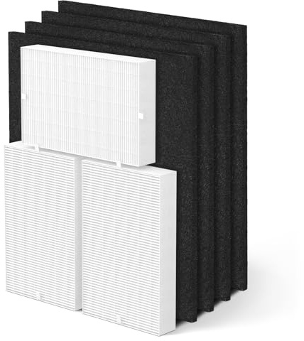 Kit di filtri di ricambio HPA300 compatibile con purificatori d'aria Honeywell HPA300, 3 filtri HEPA R e 4 prefiltri A