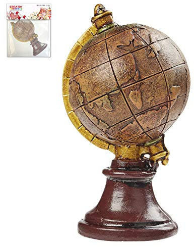 CREATIV DISCOUNT Miniatur- Globus, ca. 7cm, 1 Stück