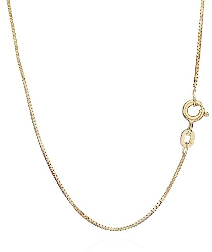 NKlaus 40cm Venezianerkette 585 Gelbgold 14 Karat elegante Halskette filigrante Breite 0,6mm Collier 1,05g federleicht 9342