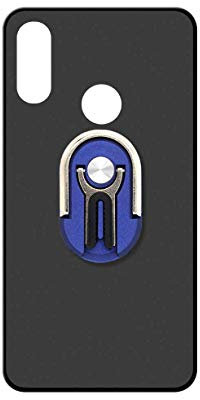 Sunrive Cover Per ASUS Zenfone 5 ZE620KL/ZS620KL, supporto smartphone per auto Custodia in molle matte silicone Morbida protector back Case girevole a 360 gradi Protettiva Kickstand(blu)