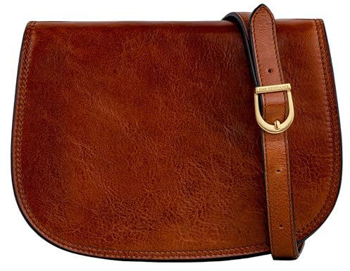 Time Resistance Leder Umhängetasche Damen - Messenger Bags - Schultertasche - Ledertasche - Damen Tasche - Crossbody Bag
