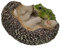 G&H Decor Igel-Statue aus Kunstharz - 20 cm große, realistische Tierfigur mit wetterbeständiger Beschichtung - für den Innen- und Außenbereich geeignet - Multicolored, Natur