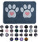 Personalised Extra Large Pet Feeding Mat | Machine Washable & Absorbent Carpet Pile | Non-Slip Backing | Heart Pink