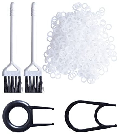 500 Pcs O-Ring Kit für Tastatur, 8mm Silikon O-Ringe Noise Dampener Mit Reinigungsbürste, Tastenkappen Abzieher, Reinigungswerkzeug für Cherry MX