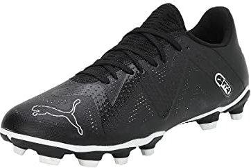 PUMA Unisex Future Play FG/AG Fussballschuh, Black White, 44 EU