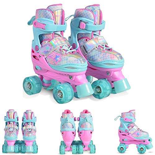 Byox Rollschuhe Ariel, leuchtende PU-Rollen, ABEC-5 Lager, Verschiedene Größen, Größen:Gr. 38-41