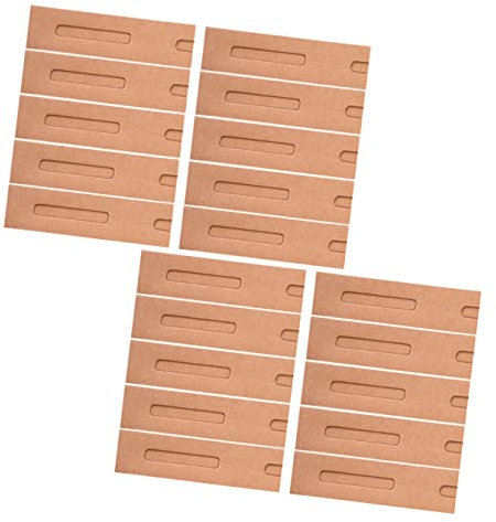 HAPINARY 30Stücke Kraftpapier Stift Hüllen Einzelfederhalter Tuben Geschenktüten für Stifte Schützende für Bleistifte und Kugelschreiber Ideal für Büro und Schule