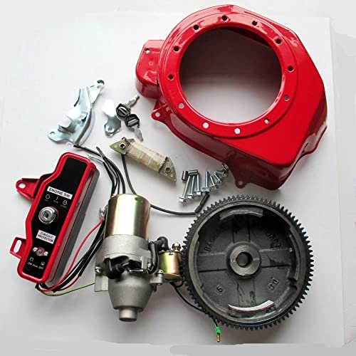 YANHAO Kits DE Arranque ELÉCTRICO GX160 for Honda GX160 GX200 5.5HP 6.5HP 7HP 2KW 3KW Motor DE Arranque DE LA Vivienda del GENERADOR Bobina DE Carga del Volante