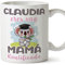 MUGFFINS Tazas Personalizadas para MADRE/MAMÁ - En Español - Koalificados Personalizados - 11 oz / 330 ml - Regalo personalizable original y divertido