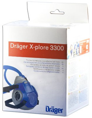 SCHUTZGUT Dräger X-plore 3300 Halbmaske (ohne Filter), Größe M