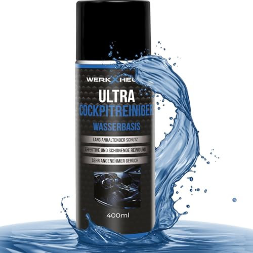 Werkxheld Innenraum- & Cockpitreiniger – 400 ml – Citrusduft – Effektive Reinigung & Pflege – Antistatisch, Materialschonend