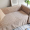Gualiy Bezug Sofa 180x300cm, mit Einfach Berg Strukturiert Bezug Sofa 3 Sitzer Sofaüberwurf Antirutsch Kaffee Sofa Überzug für Wohnlandschaft