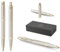 PARKER Schreibset IM Professionals Monochrome Kugelschreiber und Tintenroller mit Gravur | Premium Stift | Geschenkbox | personalisiert | graviert | Jahrestag | Geburtstag (Champagne)