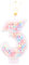 Geburtstagskerzen, Macaron 0-9 Anzahl Kuchenkerzen Glitter Kuchen Topper Dekorationen Zahlenkerze für Hochzeitstag Geburtstag Party (3)
