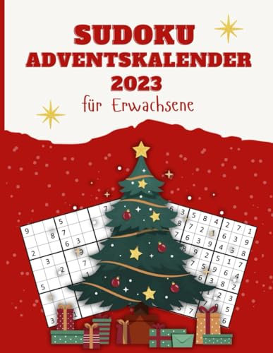 Sudoku Adventskalender 2023: Tägliche Rätsel-Herausforderungen für Erwachsene. 144 Rätsel, Leicht bis Schwer mit Lösungen