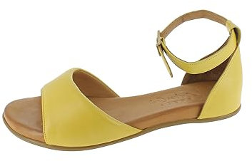 Andrea Conti Damen Sandalette Sandale, Zitrone, 42 EU