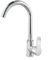 Robinet mitigeur d'évier de cuisine, robinet de cuisine en acier inoxydable à arc unique, robinet de cuisine à arc élevé, robinet mitigeur de lavabo froid chaud robinet mitigeur chromé poli