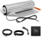 EH Expert AluPROFI -150 W/m²- 15 m² - - Heizmatten-Set für schwimmende Bodenbeläge – Elektrische Fußbodenheizung für Vinyl, Laminat, Parkett – mit Touch-Thermostat und Installationsmaterial (Schwarz)