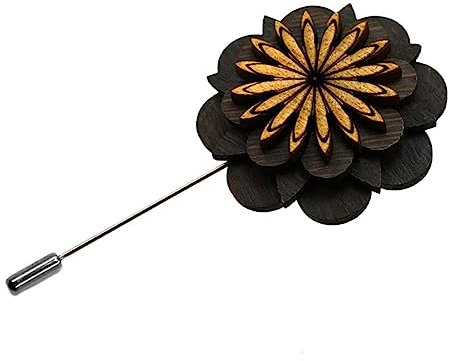 TOGEVAL Broches Pour Hommes Avec Fleur Épingles à Décoratives Boutonnières Pour Costume