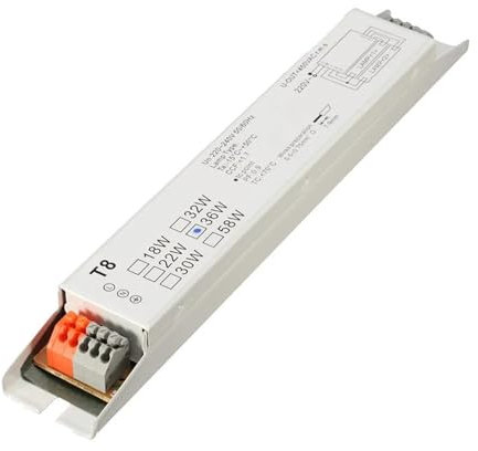 GBYJYMQTZ 220-240V CA 2x18W 2x30W 2x36W 2x58W Balastro electrónico de Amplio Voltaje T8/T5 balastos de lámpara Fluorescente(T8 2x30W)