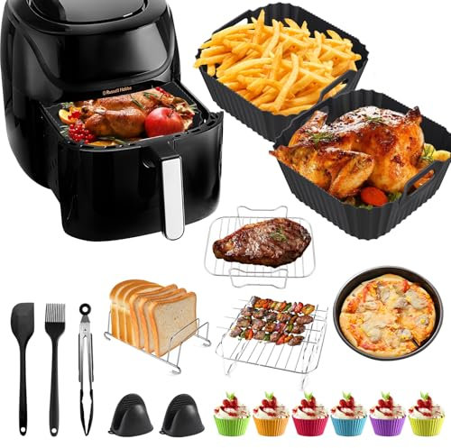 Accessoires de friteuse à air chaud pour Philips Essential 3000/5000 séries 4,1 L, 17 pièces Ensemble de moules en silicone pour friteuse à air Philips HD9255 HD9252 HD9200