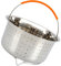 BESTYASH Panier à Acier Inoxydable Silicone Cuit Multifonction pour Fruits Accessoire de Cuiseur à Cocotte
