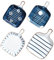 Piatti in ceramica giapponese, confezione da 4 piatti in ceramica, piatti for snack, teglia con manico singolo, stoviglie for la casa, piatti for la colazione in porcellana, for casa, ristorante, camp