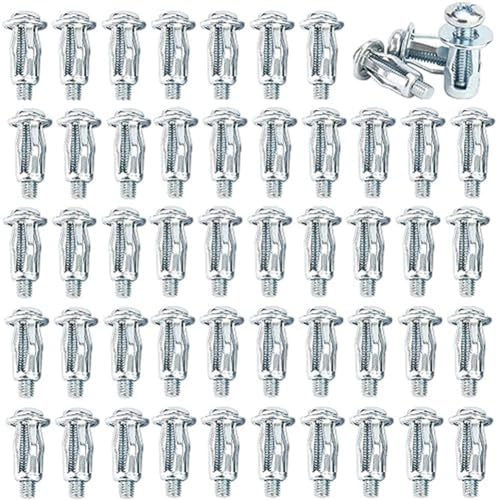 Agwuoetr 80 PZ Vite Ad Espansione Dado A Petalo Dado In Metallo A Forma di Petalo A Martinetto A Petalo Dado Ad Espansione per Targhe di Installazione