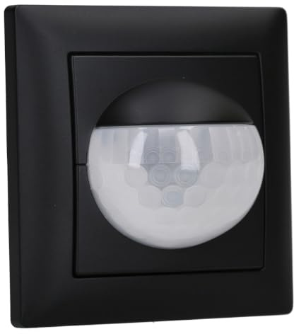 Busch-Jaeger 64764 UJ-915 Busch-Wächter 180 Komfort-Sensor Multilinse | flexKomplettset Schwarz matt Busch-balance SI 2CKA006800A3230