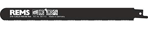 REMS 561113 – Klinge Metall hss-bi Sägeblatt 210/1,8 – 2,5 (5U)