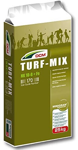 Cuxin DCM Turf-Mix 25 kg Minigran Rasendünger für Sport- und Golfplatz