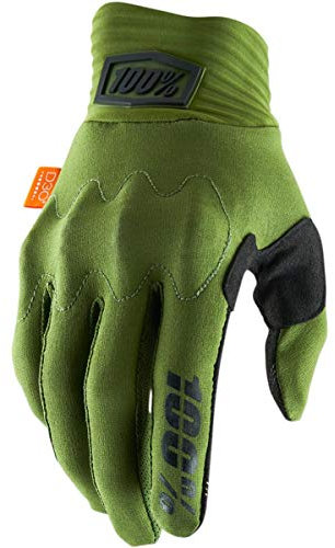 Unbekannt 100% Herren-Handschuhe Cognito, Armeegrün/Schwarz, Größe XL