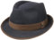 LIERYS Tarony Trilby Hut - Klassische Form - Stoffhut mit Baumwollfutter - Flexibel & komfortabel - Herrenhut - Made in Italy - Ganzjährig schwarz 59 cm
