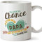 Mugffins Papa Tasse/Mug - Tu as de la Chance d'être Mon Papa - Tasse Originale/Idee Fête des Pères/Cadeau Anniversaire/Future Papa. Céramique 350