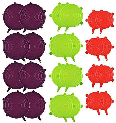 San Ignacio Set 24pc Tapas Silicona, colección Jolie