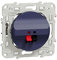 Schneider Electric - Odace prise haut parleur 1 sortie Cobalt - S550487