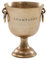 FineBuy Refroidisseur de Champagne 28,5x37,5x28,5 cm Aluminium Massif Or | Seau à Champagne Grand | Refroidisseur de Bouteille et de Boissons | Seau pour Champagne - Vin - Vin Mousseux