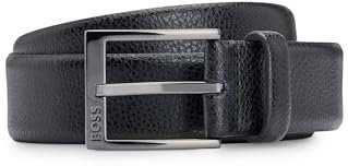 BOSS Herren Elloy_sz35 G rtel, Black1, 85 EU