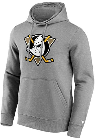 Fanatics - NHL Anaheim Ducks Primary Logo Graphic Hoodie Farbe Grau, Größe M