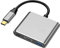 Adattatore AV Digitale Multiporta da USB C a HDMI, Hub Adattatore HDMI da USB 3.1 Tipo C a 4K con Porta USB 3.0 + PD Compatibile con MacBook Pro / S8 + / S9 + ecc Dispositivi USB-C