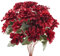 Uieke 6 Stück künstliche Gänseblümchen mit Stiel, Seide Gerbera Gänseblümchen Blumen Arrangement für Zuhause, Party, Hochzeit, Brautjungfer, Blumensträuße Weihnachten Tischdekoration (Burgunderrot)