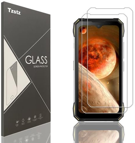 Tzstz 2 Pezzi Vetro Temperato Dello Schermo Protector per DOOGEE S89 / DOOGEE S89 Pro 6.3 Durezza 9H Anti Graffi HD Pellicola di Protezione Dello Schermo