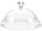 Luxshiny Vassoio Portadolci Trasparente 16x16x11 cm con Coperchio - Piatto Torta, Vassoio per, Frutta e Biscotti - Ideale per Cucina, Feste, Ristoranti [2 Pezzi]