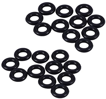 Niniang 20 O-Ringe aus schwarzem Gummi, O-Form, Dichtringe, 8 x 4 x 2 mm