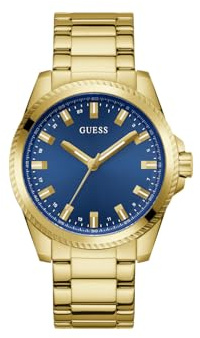 GUESS Herren Uhr Armbanduhr Analog Champ GW0718G2 Edelstahl