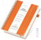 Notizbuch B5 Gepunktetes, Notizblock, Bullet Dot Grid Journal, Spiral Notizbücher 320 Seiten zum Schreiben, 100gsm, Leder Hardcover, für Frauen Männer Arbeit Büro Schule, 19 x 25 cm - Orange